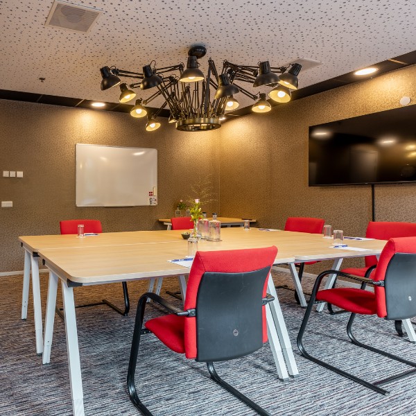 Zaal Blokopstelling met 6 stoelen