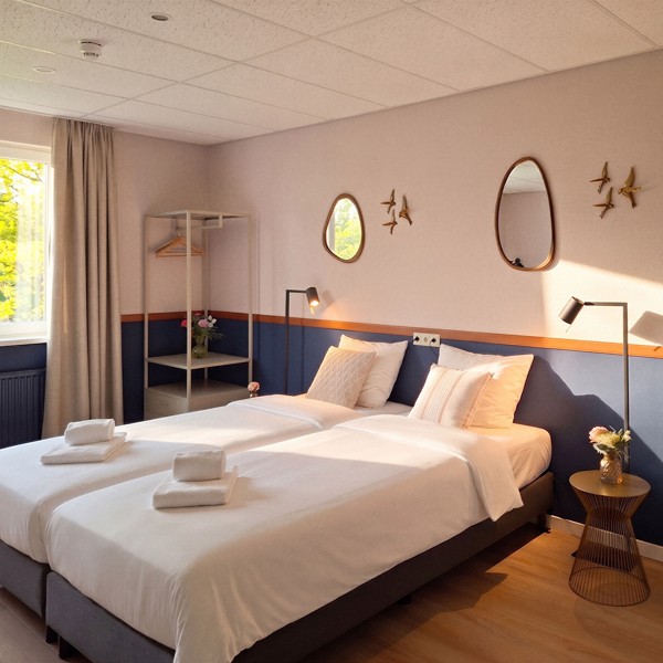 Eigentijdserf - hotelkamer