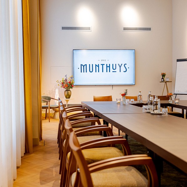Munthuys - vergaderzaal boardroomopstelling