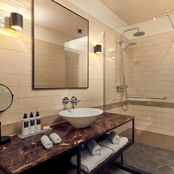 Hotel New York Rotterdam - badkamer