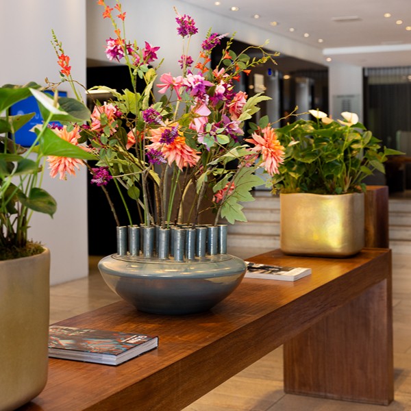 Hal met bloemen
