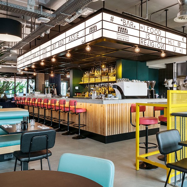 10. The Student Hotel Amsterdam West bar