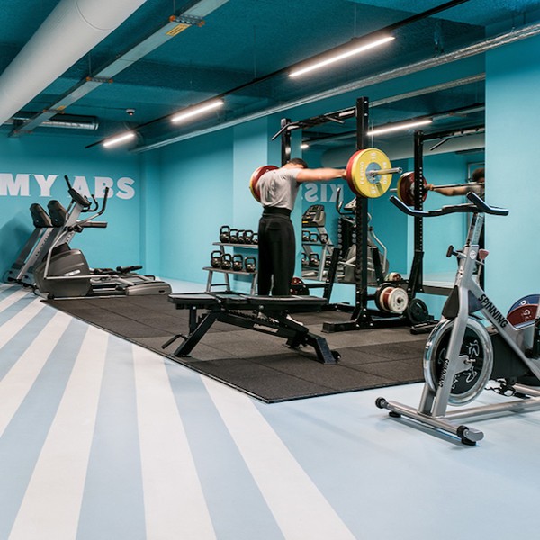 6. The Student Hotel Amsterdam West gym