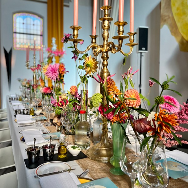 Marienhof - diner met kaars